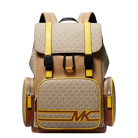 Michael Kors Cooper Utility Rucksack in Yellow - Exclusively USA Unisex - Picture 1 of 9